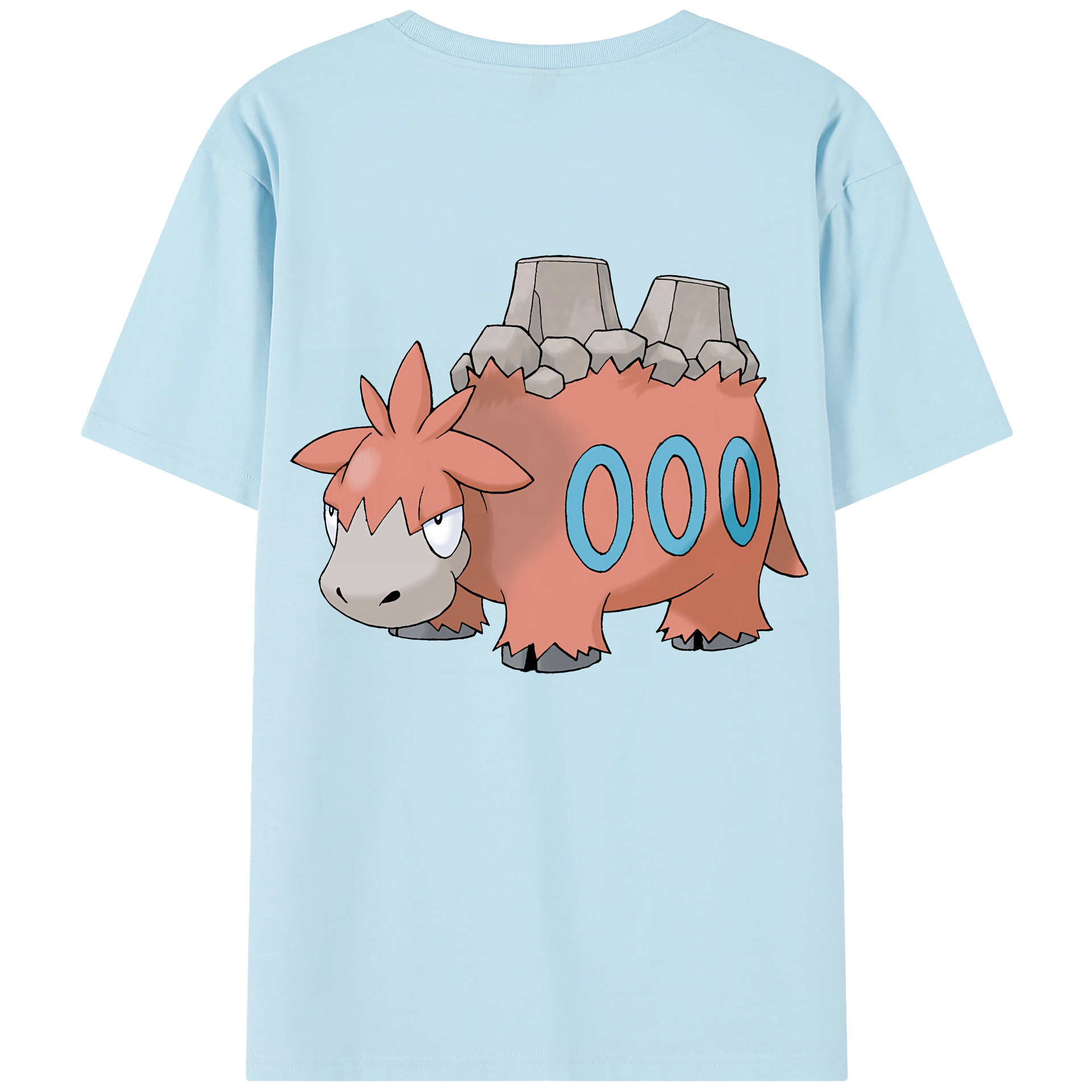 （画像用） ポケットモンスター Pokémon 綿100％半袖Tシャツ（背面プリント）